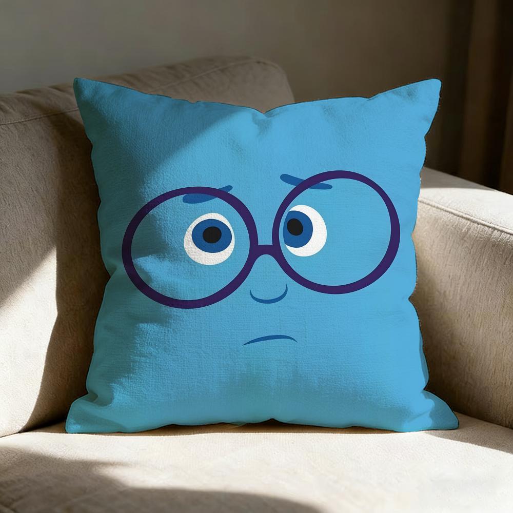 CARTOON ANGRY EYES Pillow Case Linen Pillow Covers Cover For Couch Living Room Bench Patio Floor Linen Home Decor
