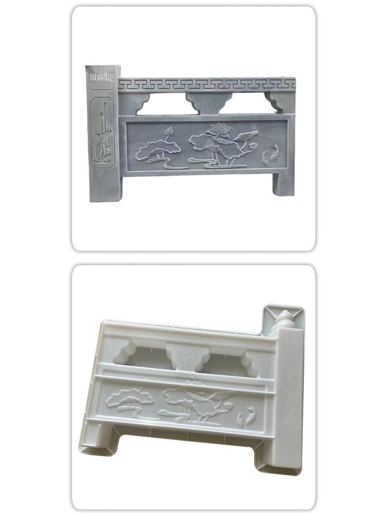 Форма для плитки «Лунная ночь на пруду лотосов» - Пластиковая форма с античным китайским дизайном