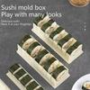 Food Grade Sushi Maker Equipment Reusable Sushi Making Tool Set Sushi Rolls Mold Set  Cooking Tools