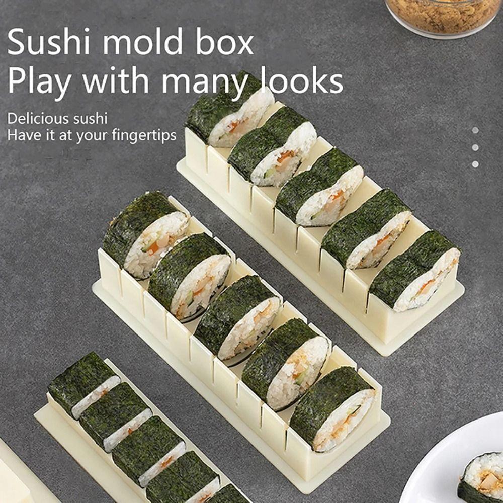 Food Grade Sushi Maker Equipment Reusable Sushi Making Tool Set Sushi Rolls Mold Set  Cooking Tools