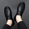 Genuine Leather Shoes Men Cow Leather Mens Casual Shoes Black Brown Plus Size Wedding Party Dress Shoes