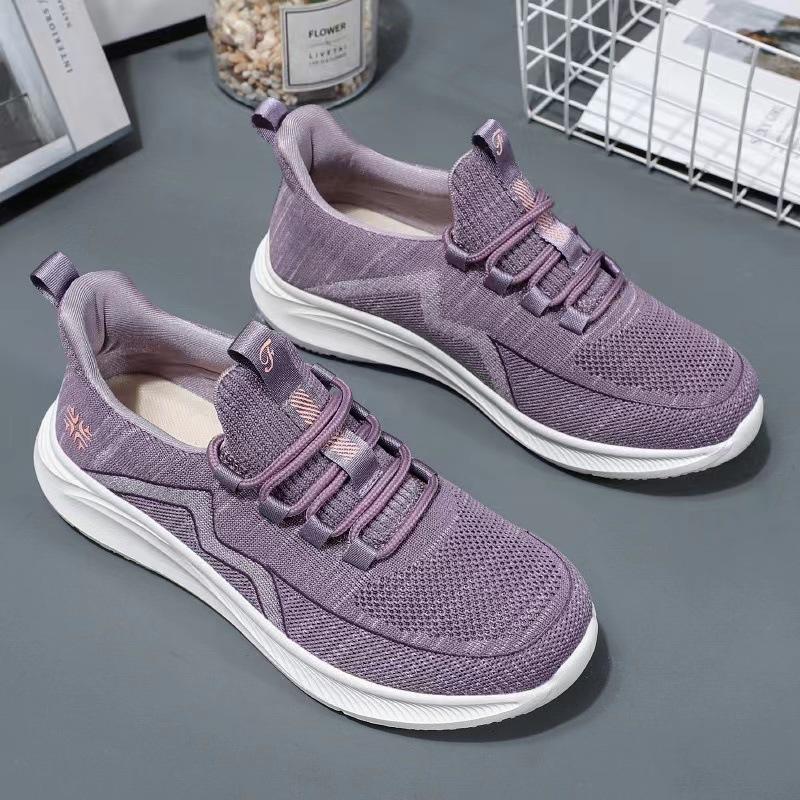 Women's Breathable Soft Bottom Casual Spring New Shoes Walking Shoes Trendy Sneakers