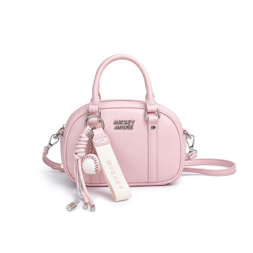 New Disney Mickey Synthetic Leather One Shoulder Crossbody Portable Bag Boston Bag Women's Multicolor BMK-72752