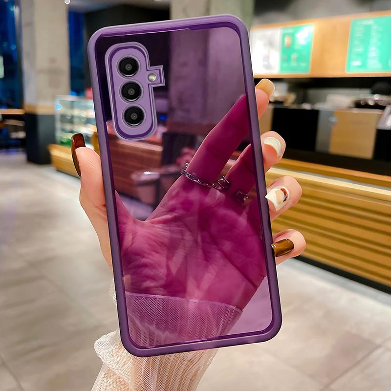 Чехол для телефона A 54 34 24 14 для Samsung Galaxy A54 A34 A24 A14 A73 A53 A33 A32 A13 A04 A52, защитная пленка для полного объектива, прозрачная мягкая силиконовая задняя крышка