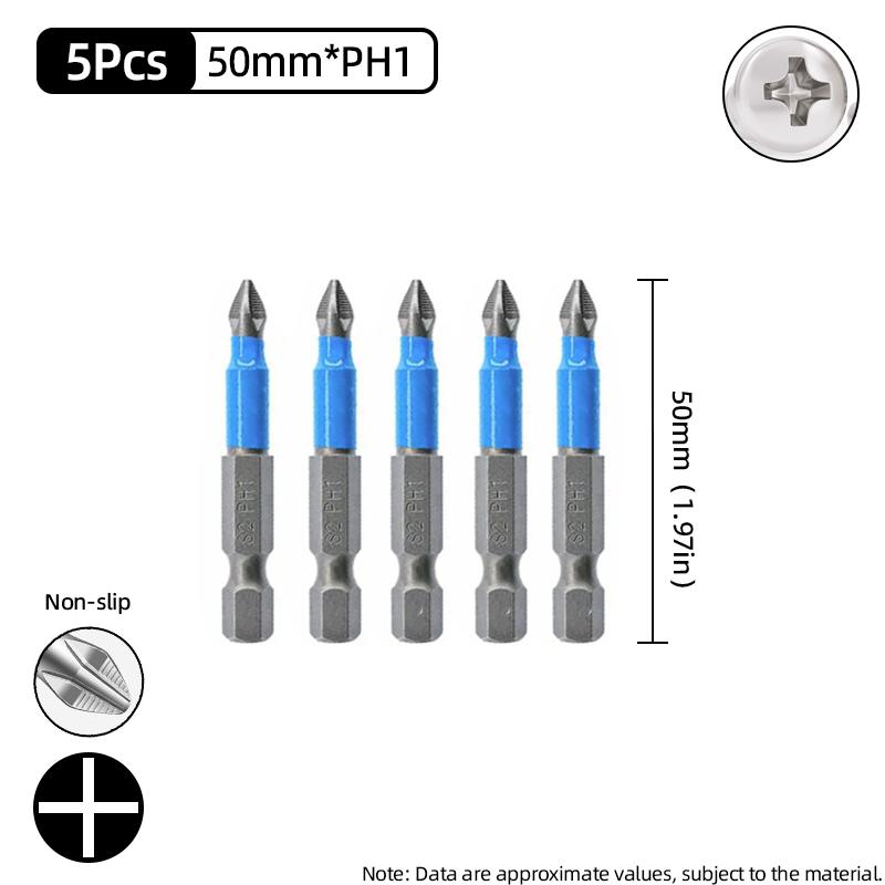 Нескользящие отвертки с крестовой головкой, крестообразная дрель, магнитная отвертка 1/4 дюйма, ручные инструменты PH1/PH2/PH3/PZ1/PZ2/PZ3
