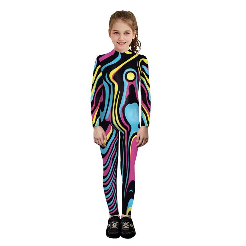 European and American children's avatar performance cosplay clothing cos characters digital printing tight onesie