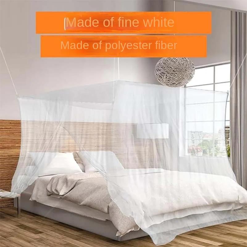 Сетка от москитов с квадратным верхом, гамак для путешествий, удобная палатка для улицы, не боится комаров, складная сетка для хранения