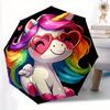 1 шт. Автоматический складной портативный зонт My Little Pony с 8 спицами для женщин/мужчин, всесезонный a0901074