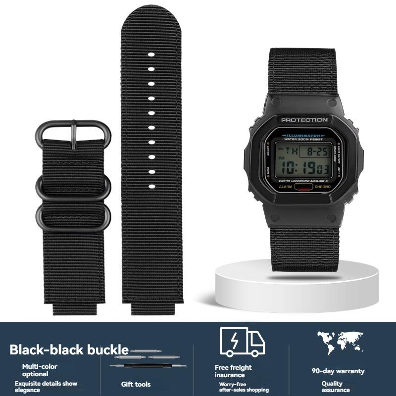 16-мм нейлоновый холщовый ремешок для Casio G-SHOCK GW6900/DW5600/GW-B5600/GM-5600/GA110/GA 2100, сменный ремешок для часов для активного отдыха
