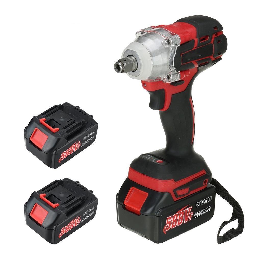 22800 мАч 588VF Бесщеточный беспроводной электрический ударный гайковерт 1/2 дюйма, электроинструменты, совместимые с аккумуляторной батареей Makita