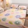 European Style Floral Pattern,100% Cotton,Bed Sheet With Elastic Band160x200,No Pillowcase,Soft Breathable,133x72 Fabric