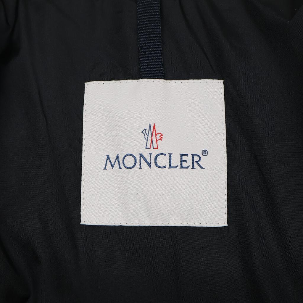 MONCLER [Excellent Condition/Domestically Authorized/Made in 2011] LEO Leo Leather-Trimmed Down Jacket Jacket 1 blackUsed