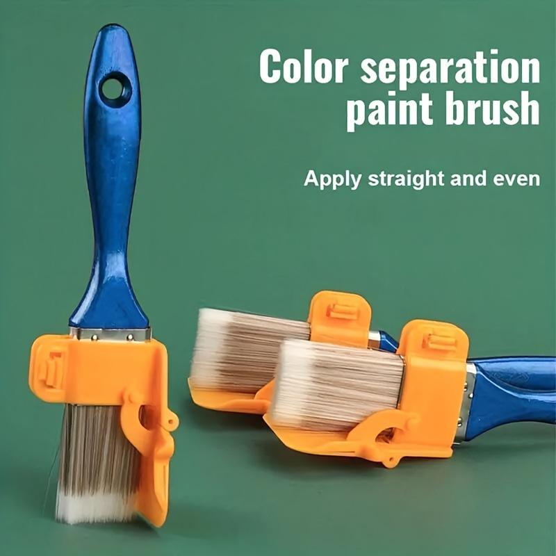 6 шт. Кисть для точной покраски кромок с цветовым разделением - Прочная, легкая, портативная с деревянной ручкой для безупречной покраски кромок стен и потолков своими руками