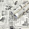 Обои в британском стиле, старые газеты, для студенческих общежитий, кафе, ресторанов, ностальгические фоновые стены, самоклеящиеся наклейки