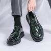 Мужские кожаные туфли-броги нового стиля, официальные, большого размера, повседневные, для свадьбы, жениха
