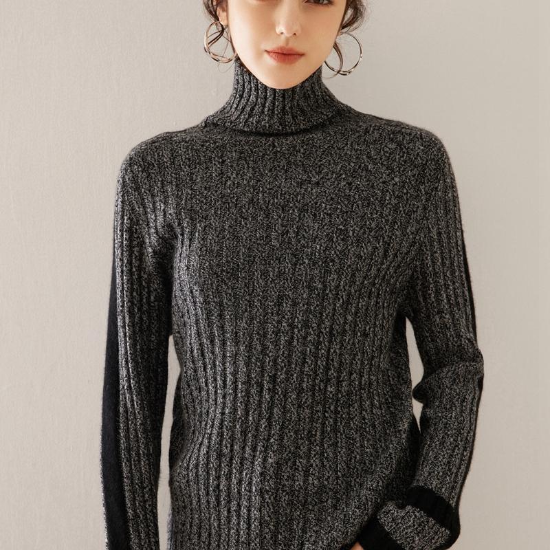 Женский кашемировый свитер Qinghe cashmere 100% кашемир женский осенне-зимний кашемировый пуловер мягкий и теплый