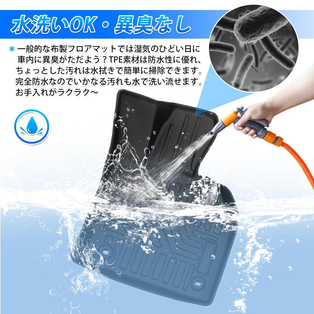 GIMUYA Коврики для пола Toyota New 60 Series Prius 3D Водонепроницаемые 3D Структура Автомобильные коврики PRIUS Эксклюзивный дизайн TPE Материал Аксессуары Интерьерные Кастомные Детали