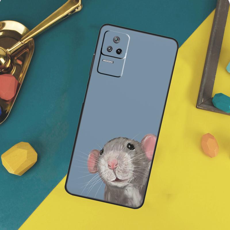 Чехол Мышь Крыса Для Xiaomi 14T Pro 11T 12T 13T 13 14 15 Ultra POCO X7 Pro X3 X5 X6 M6 F5 F6 Pro Funda