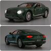 1/24 Bentley Continental GT Model Car, Alloy Diecast Collectible Pull Back Car Toy, with Sound and Light, Door Can Be Opened for Boys Girls Gift