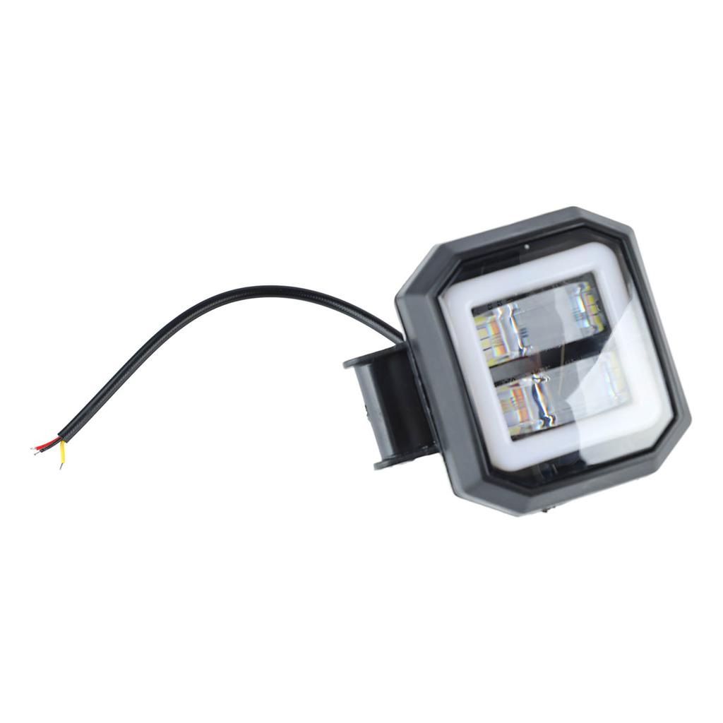 3-дюймовые светодиодные фары для мотоциклов с синей апертурой 20 Вт, водонепроницаемые, яркие, квадратные противотуманные фары для