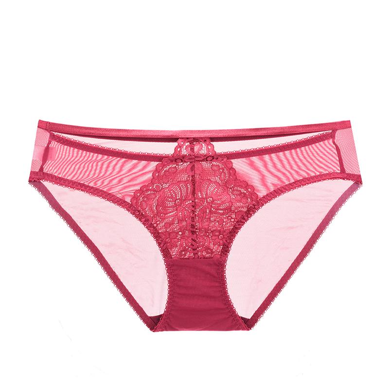 DKGEA Sexy Underwear Low-Rise Panties Women Transparent Lace Briefs