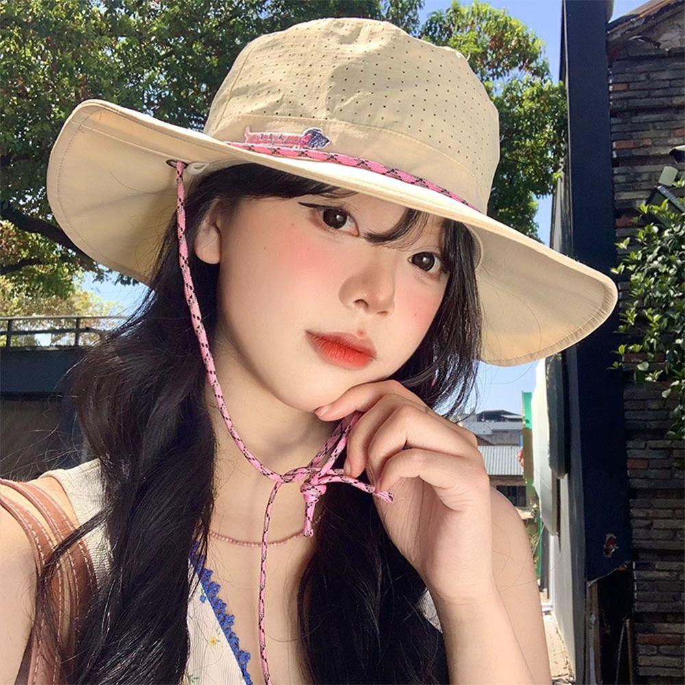 Sunscreen Fishing Caps Sun Protection Bucket Hats New Bucket Hat  For Outdoor Camping