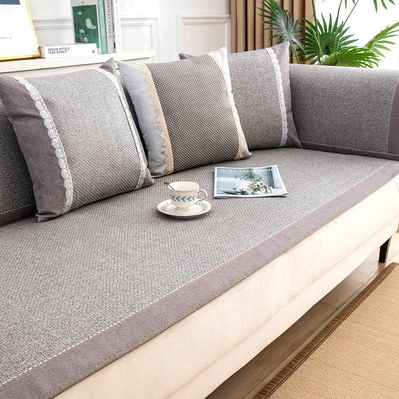 Коврик из ротанга, подушка для дивана, летняя нескользящая подушка для сиденья, летняя подушка для льда, чехол для дивана, летний современный коврик из ротанга со льдом, ткань для чехла на подушку сиденья