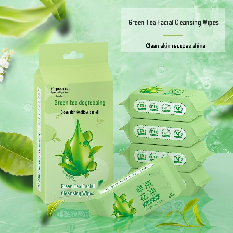 Портативные мини охлаждающие салфетки для лица - Влажные салфетки для удаления жира Семейная упаковка