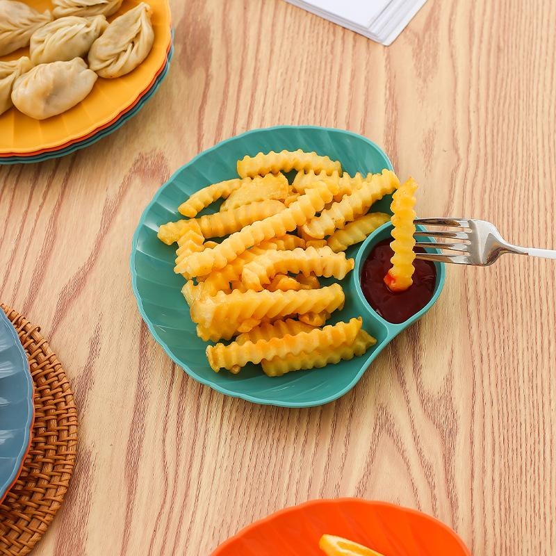 Креативная форма для ракушек Пластиковые тарелки для пельменей с уксусными дисками Суши Картофель фри Завтрак Сухофрукты Косточки Плевательные блюда Посуда