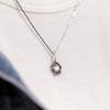 HARANG HR 207N_Grey Moonstone Necklace