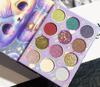 12-цветная палитра теней для век, легко наносимая и удобная, перламутровый матовый макияж теней для век для новичков