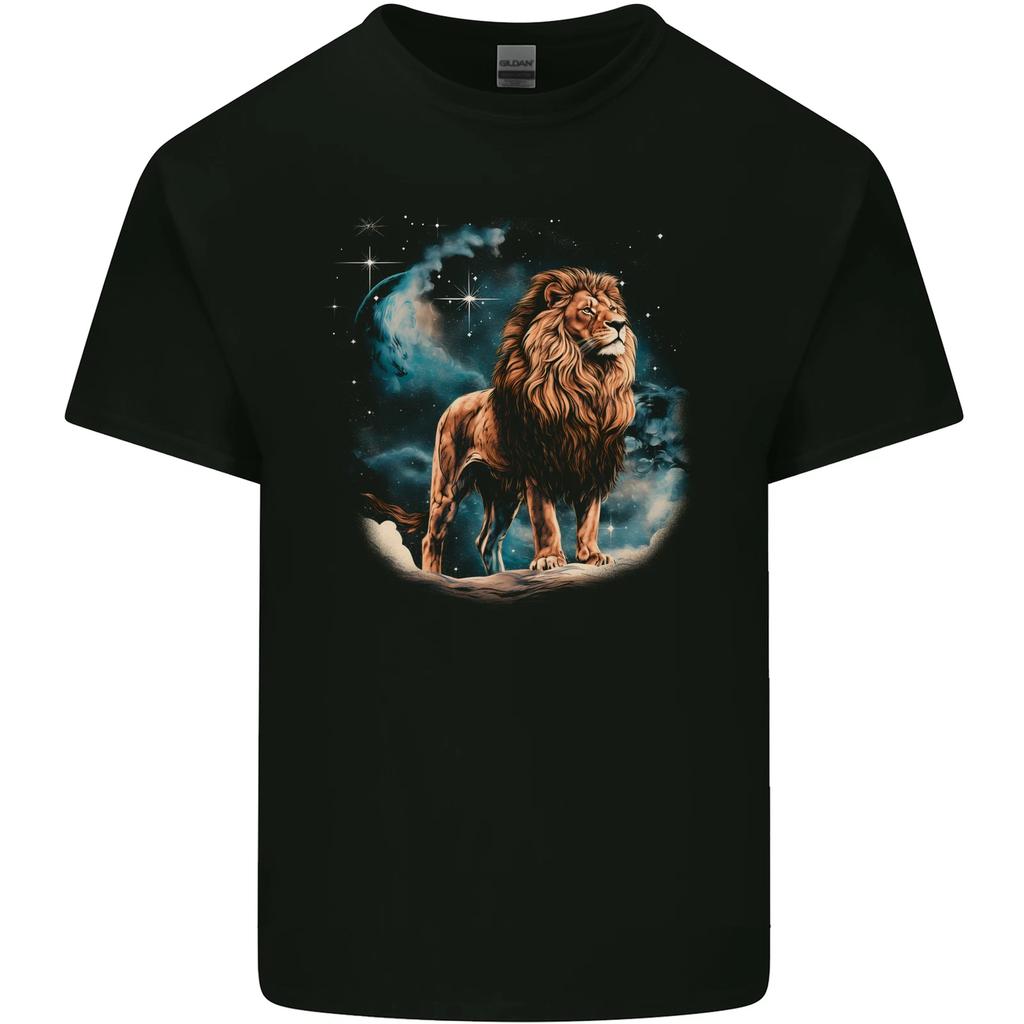 Majestic Fantasy Lion Kids T-Shirt Childrens