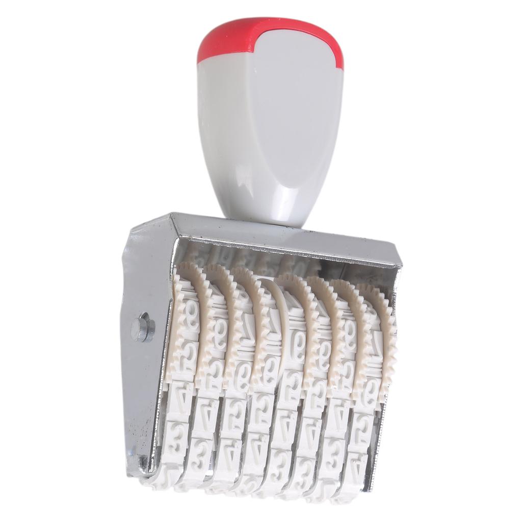 Резиновый датер 6 цифр 8 цифр Резиновый штамп Линейный датер Офисный штамп Вращающийся штамп для скрапбукинга Упаковка Рукоделие