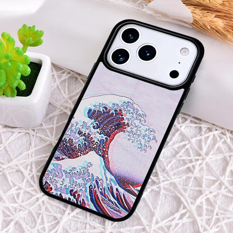 Большая волна у Канагавы Ударопрочный чехол для телефона для iPhone 17 Air 16e 15 11 12 14 13 Pro Max Обложка Coque