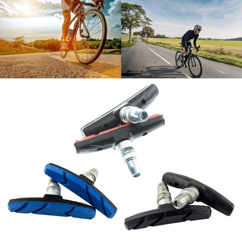 3 Pair Bicycles Brake Pad for Bike Rims Wheel Bike Brake Shoe Rubber Bike Disc Brake Pad Brake Replacement Pad Set
