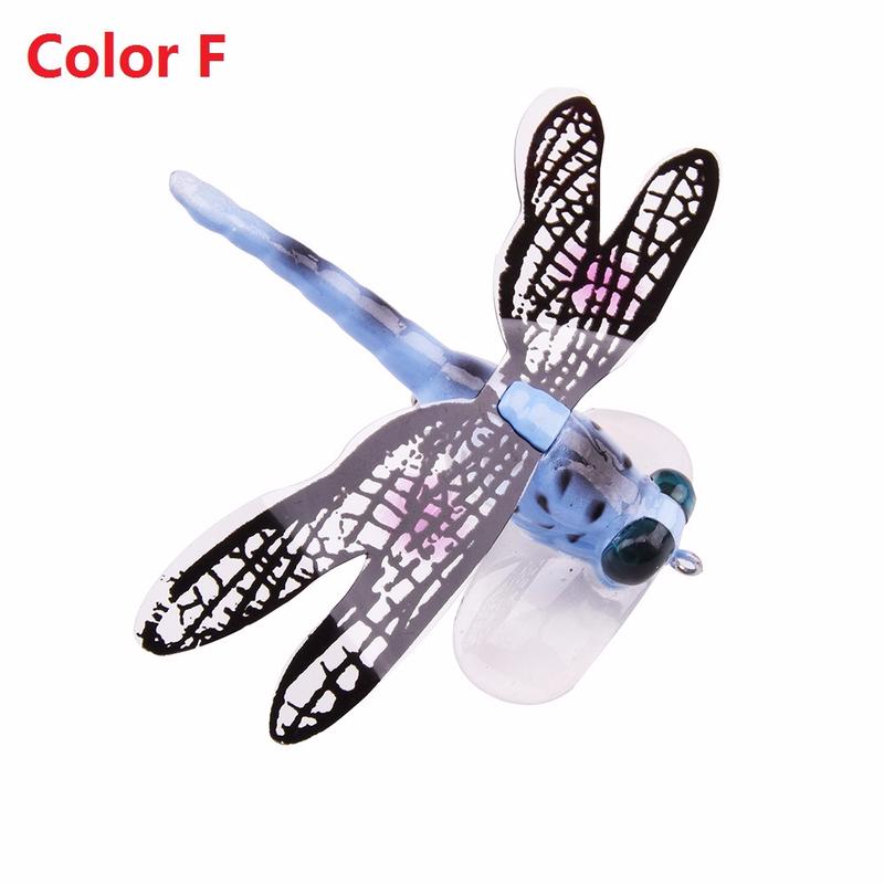 1 Life Pc Like Dragonfly Floating Popper Fishing Bait Fly Fishing Bait Fly