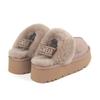 Oz Ugg Wear Взрослые шлепанцы на платформе с ремешком сзади Бронзовые
