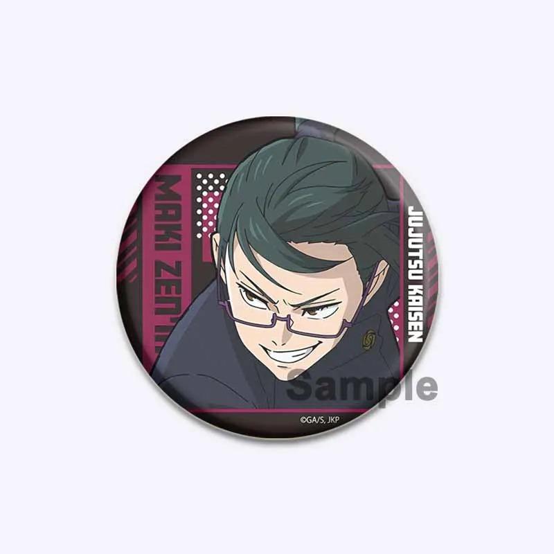 32/44/58mm Anime Jujutsu Kaisen Pins,Cartoon Figure Gojo Satoru Yuji Itadori Badge,Handmade Brooches,Breastpin for Backpack Clothes Gifts