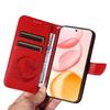 For Honor 400 5G (Global) Case Butterfly Pattern PU Leather Folio Flip Phone Cover -  Red