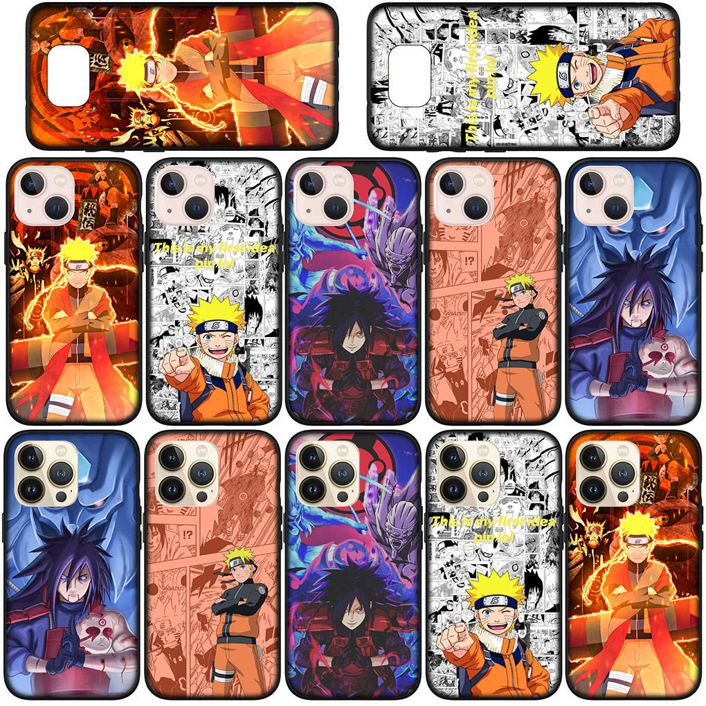For Samsung Galaxy S24 S23 iPhone 16 15 14 Xiaomi Redmi Note 13 12 11 10 8 Plus 9 Pro Max X XR A16 Phone Case Naruto Madara Uchiha OPPO Huawei Cover