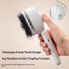 Rechargeable Electric Frizz Control Hair Brush Anti Static Steam Spray Massage Comb for Daily Hair Grooming