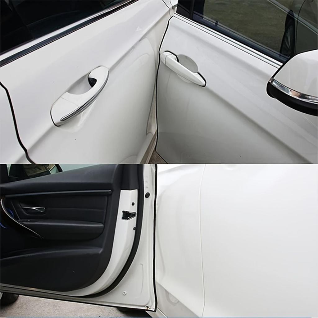 5/8M Car Door Weatherstrip PVC Seal Strip Anti Scratch Noise Insulation Protector Strip Anti-collision Sealing Sticker for Door Hood Trunk