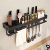Kitchen Seasoning Supplies Shelf Household Knife Holder Chopsticks Basket Wall-mounted Multifunctional Storage Closet Shelves Organizer