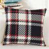 45x45cm Classical Geometric Plaid Cushion Cover Cotton Linen Home Living Room Bedroom Throw Pillow Case