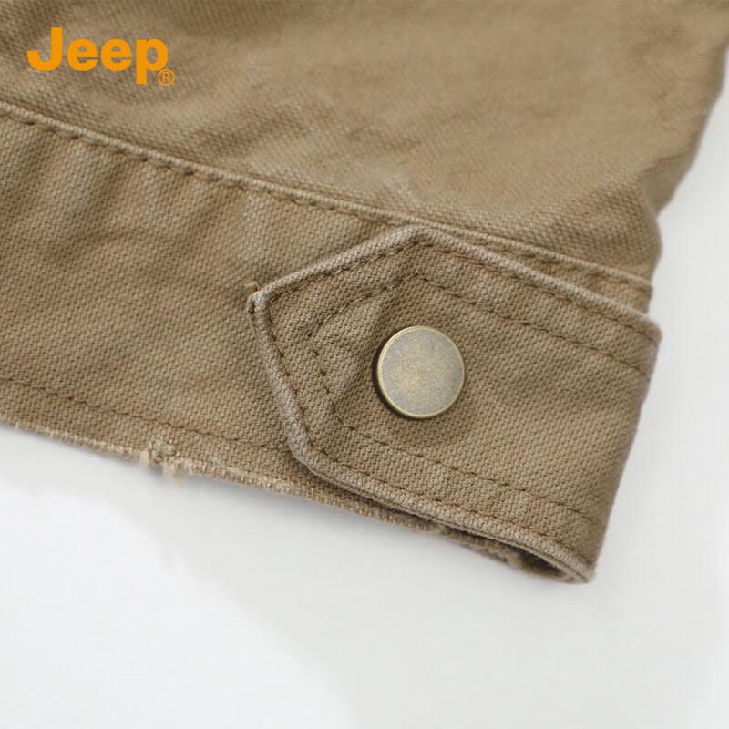 Jeep Мужская хлопковая куртка ретро с цветными блоками и лацканами