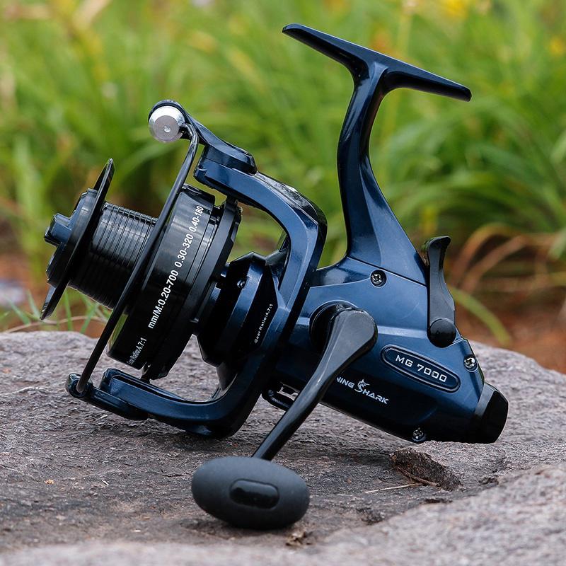 Carp Spinning Reel 13+1 Shielded Stainless Steel BB Carbon Fiber Drag for Live Liner Bait Fishing