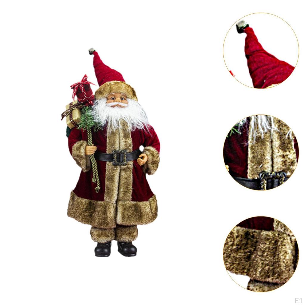 Санта-Клаус Фигурка Рождественская кукла Украшение Реквизит Орнамент Рождественская Фигурка для