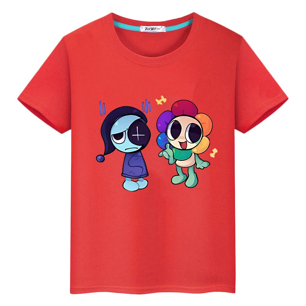 Футболка для мальчика 10 лет Dandys World принт мультфильм 100% хлопок аниме футболки топы короткая гордость футболка y2k цельный комплект одежда для девочек
