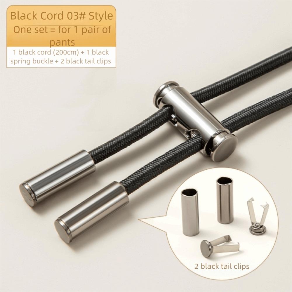 Стопор шнурка Пояс с пряжкой 2 м Шнурок для талии спортивных штанов