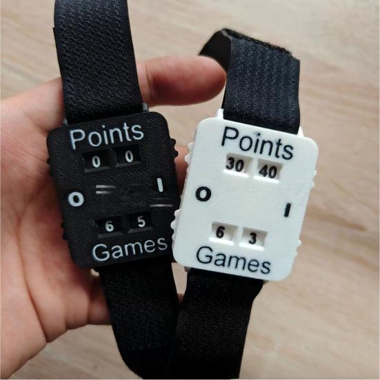 Tennis Score Counter Watch with Adjustable Wristband Portable Lightweight Pickleball Padel Ping Pong Golf Score Keeper Sports Score
